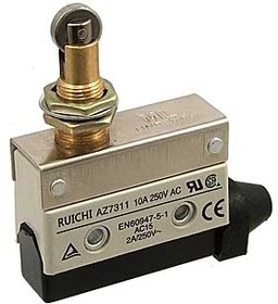 Переключатель концевой(путевой) 54x21 x41, 220, 2, ON-(ON), H77ролик, QAZZ7311; №15310 ПКонц 54x21 x41\220\ 2\ON-(ON)\\ H77рол\QAZZ7311\