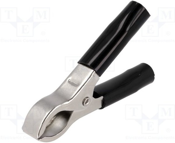 PJ5060-B, Зажим "крокодил", 36А, черный