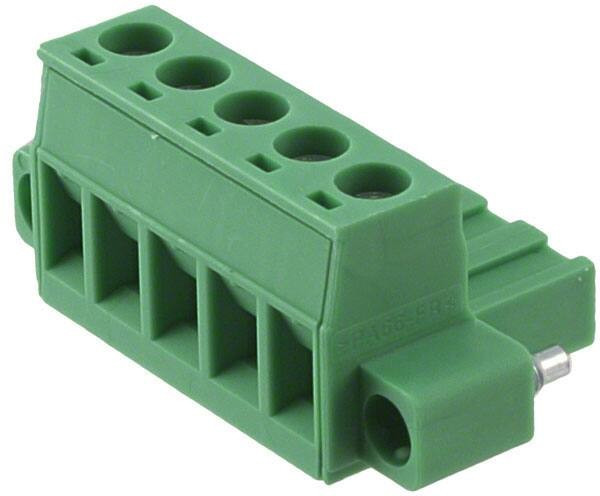 1912100, Pluggable Terminal Blocks 5 Pos 5mm pitch Plug 24-12 AWG Screw