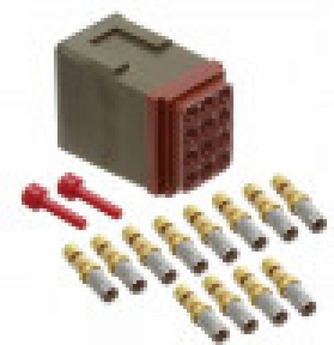 CTJ120E01B-513, Terminal Junction F 12 POS ST Cable Mount
