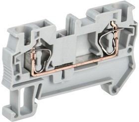 Клемма пружинная КПИ 2в-4 41А серый IEK Клемма пружинная КПИ 2в-4 41А серый IEK
