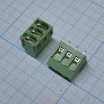 DG500-5.08-03P-14-00A(H), Клеммник винтовой на плату 5,08мм 3pin