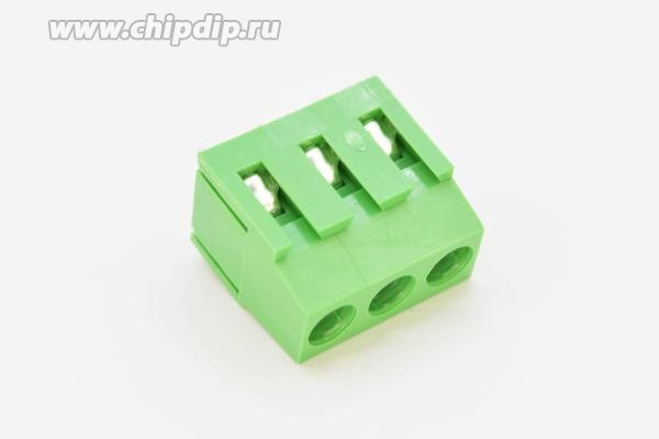 DG500-5.08-03P-14-00A(H), Клеммник винтовой на плату 5,08мм 3pin