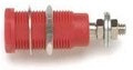 6387-ST-T-2, Test Plugs &amp; Test Jacks BANANA JACK, PANEL TIN, (RED)