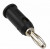 1809-0, Test Plugs &amp; Test Jacks PIN TIP JACK/BANANA PLUG (BLACK)