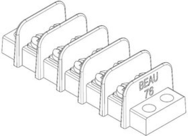 38760-0205, Barrier Terminal Blocks CB BTS STD 5 ASY CB BTS STD 5 ASY