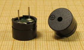 Зуммер магнитоэлектрический без генератора, 12x 9, напряжение 1.5В, сопротивление 42 Ом, частота 2.0