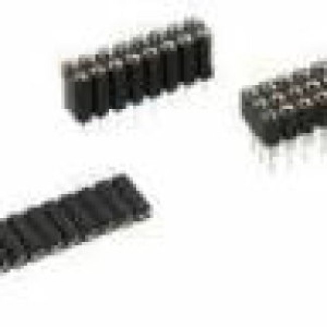 803-87-016-10-001101, Conn Socket Strip SKT 16 POS 2.54mm Solder ST Top Entry Thru-Hole Box