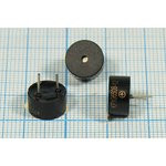 Зуммер магнитоэлектрический с генератором, размер 10x 5, напряжение 12В, частота 2.7кГц, контакты 2P