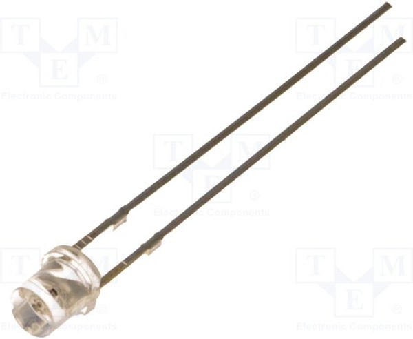 OSY5RU34E1A, Светодиод, 3мм, желтый, 220-330мкд, 140°, Поверхность плоская OSY5RU34E1A, Светодиод, 3мм, желтый, 220-330мкд, 140°, Поверхность плоская