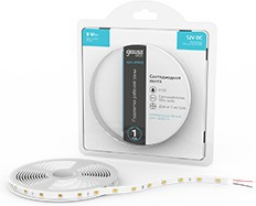 Gauss Лента Basic 12V 8W/m 900lm/m 4000K IP20 LED 5m 1/100