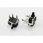 Микропереключатель кнопочный, размер 6.3x 3.7x 9.5, 0.1А, переключение OFF-(ON), размер концевика H9