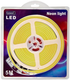 General Лента Светодиодная Гибкий Неон 5 метров 9,6Вт 12В SMD2835 6мм 600 диодов IP67 Желтый 512811 GLS-2835-120-9. 6-12-NL-IP67-Y General Лента Светодиодная Гибкий Неон 5 метров 9,6Вт 12В SMD2835 6мм 600 диодов IP67 Желтый 512811 GLS-2835-120-9. 6-12-NL-IP67-Y