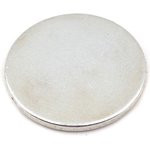 Неодимовый магнит диск 12х1 мм, цинк, N35