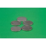 Неодимовый магнит диск 12х1 мм, цинк, N35