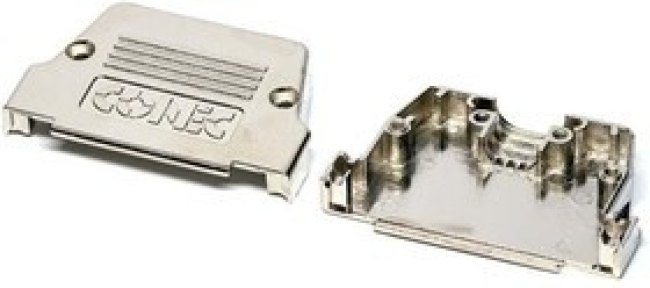 165X17349XE, D-Sub Backshells 50P HOOD DIE CAST TOP ENTRY-SNGL PK