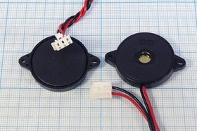 Излучатель звука пьезокерамический без генератора (3~30)В, Резонансная 2кГц зп 30x 6m41\3~30\\ 2,0\2