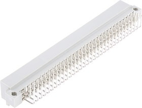 650947-5, Eurocard 96 Way 2.54mm Pitch, Type C Class C2, 3 Row, Right Angle DIN 41612 Connector, Plug
