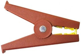 BU-108K-2, Зажим "крокодил" Кельвина; 50А; Диап.захвата: макс.32мм; красный BU-108K-2, Зажим "крокодил" Кельвина; 50А; Диап.захвата: макс.32мм; красный