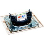 V01-12-F12-S (Розетка 1-мест. телеф. RJ-11 (крем), в сб. Magenta) 9048