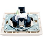 V01-12-F12-S (Розетка 1-мест. телеф. RJ-11 (крем), в сб. Magenta) 9048