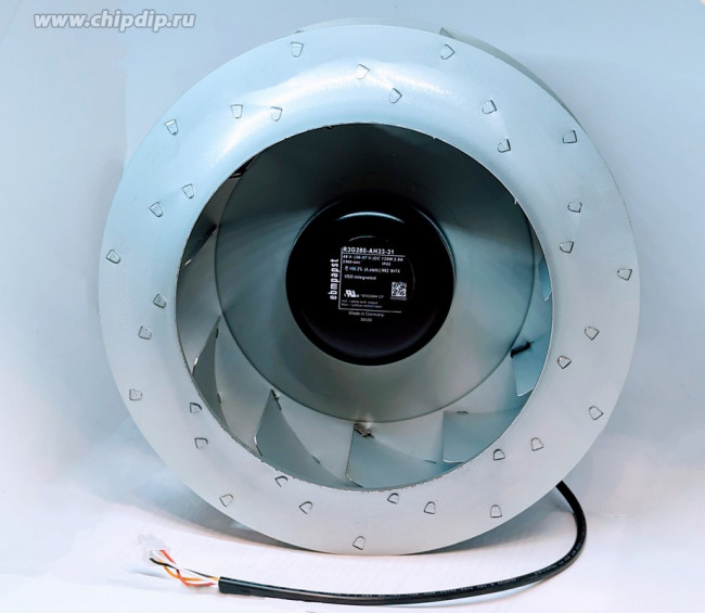 Вентилятор Ebmpapst R3G280-AH33-31 48V DC 135W 2.8A 2360min-1 4pin