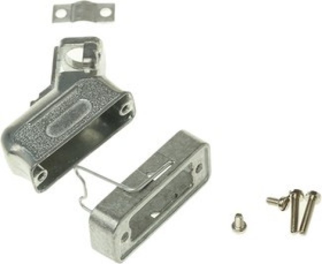217-15H/R, Right Angle D Sub Backshell, 15 Way, Strain Relief