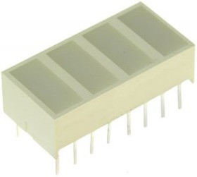 KB-2620EW, Светодиодный модуль 4хLEDх8,89х3,81мм/ красный/ 625нм/12-50мкд/белый матовый KB-2620EW, Светодиодный модуль 4хLEDх8,89х3,81мм/ красный/ 625нм/12-50мкд/белый матовый