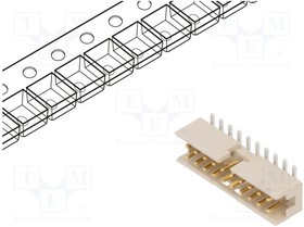 98424-F52-20ALF, Headers &amp; Wire Housings Shrd Hdr, SMT,Dbl Rw 20P, Vert,Gold Flas