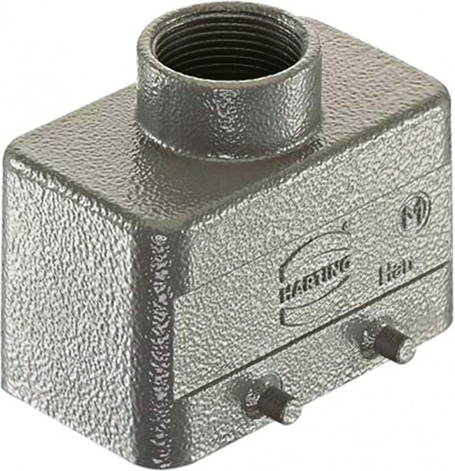 19340030421, Heavy Duty Power Connectors METAL HOOD HAN 10B 2 LVR LCKING