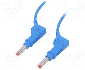 XZG425-10023, Соединительный провод, 32А, Дл: 1м, синий, изоляция: ПВХ