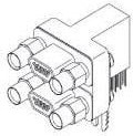 83619-9011, D-Sub Micro-D Connectors CMD RA DUAL STACK 25 K 25/30 CIR W/JKPOST