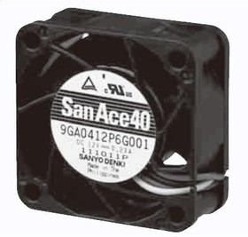9GA0424P6F001, DC Fans DC Axial Fan, 40x40x20mm, 24VDC, High Performance, Low Power, Tachometer, PWM