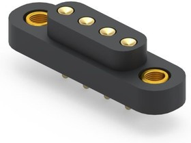 858-10-004-10-012000, Headers &amp; Wire Housings 4mm target Conn TH with inserts,no pins