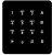 96BB2-056-F, Input Devices Keypad 4x4 White phone Legend/Black