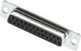 L77DB25SV, D SUB CONN, PLUG, DB, 25POS, SOLDER