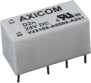 V23105A5505A201, RELAY, SIGNAL, DPDT, 250VAC, 220VDC, 3A