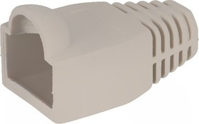 RJ45B/GREY, Корпус вилки RJ45, 6,5мм, Цвет: серый