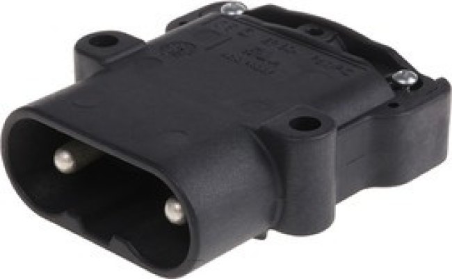 E80425-0008, Male 2 Way Battery Connector, 80A, 600 V E80425-0008, Male 2 Way Battery Connector, 80A, 600 V