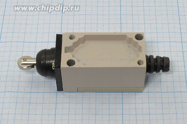 Микропереключатель, размер 60x33 x33, 5А, переключение ON-(ON), размер концевика L30, HL5200, 220В