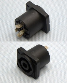 Разъем SPEACON 4MP приб., (Китай), разъем АС