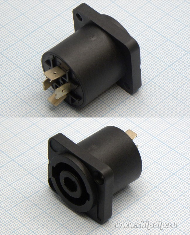 Разъем SPEACON 4MP приб., (Китай), разъем АС