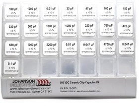 S-500, Capacitor Kits 500V HI-VOLT CAP KIT 33pF-0.1uF