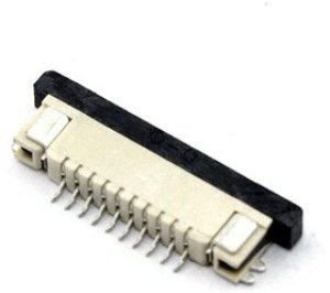 Разъем FPC Half Coverage Bottom Contact 0.8K-BX-10PWB 10 pin высота 2мм шаг 0,8мм