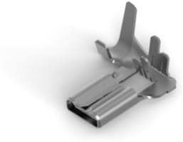 2238172-3, Terminals FAST .187 STD REC 2D RHFLG AWG24-14 TPBR