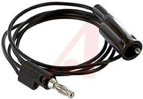 BU-2030-A-36-0, 10A Black Test lead, Male, 300V Rating - 0.9m Length