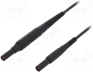 MSFKB4411100-SW, Измерительный провод, 8А, Дл: 1м, черный, Сечен.провода: 1мм2 MSFKB4411100-SW, Измерительный провод, 8А, Дл: 1м, черный, Сечен.провода: 1мм2
