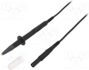 SPL7318NI1100-SW, Измерительный провод, 16А, Дл: 1м, красный, Rконт.макс: 25мОм
