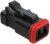 AT06-2S-MM01BLK, Conn Housing PL 2 POS Crimp ST Cable Mount Black Automotive