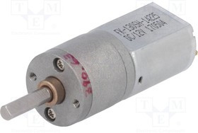 POLOLU-3484, Двигатель: DC, с редуктором, 12ВDC, 1,6А, Ось: D профиль, 391: 1